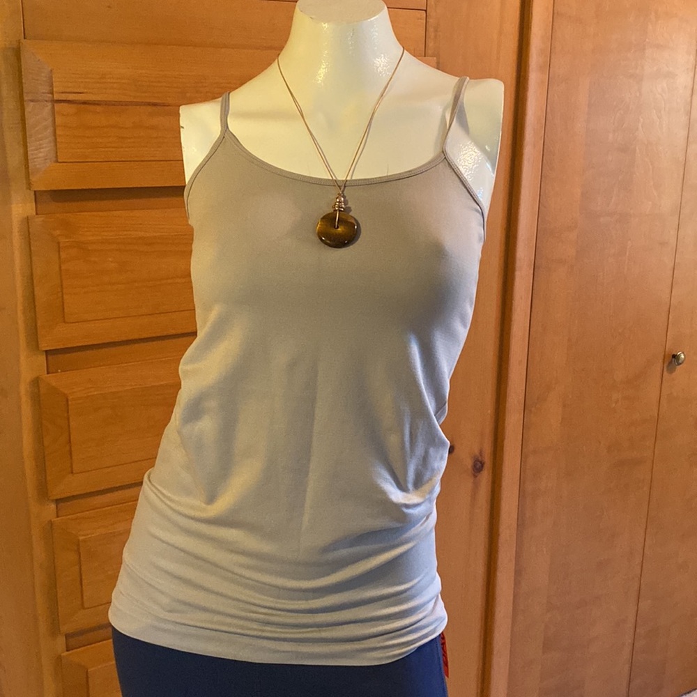 C’est Moi terrifically tan seamless tank!